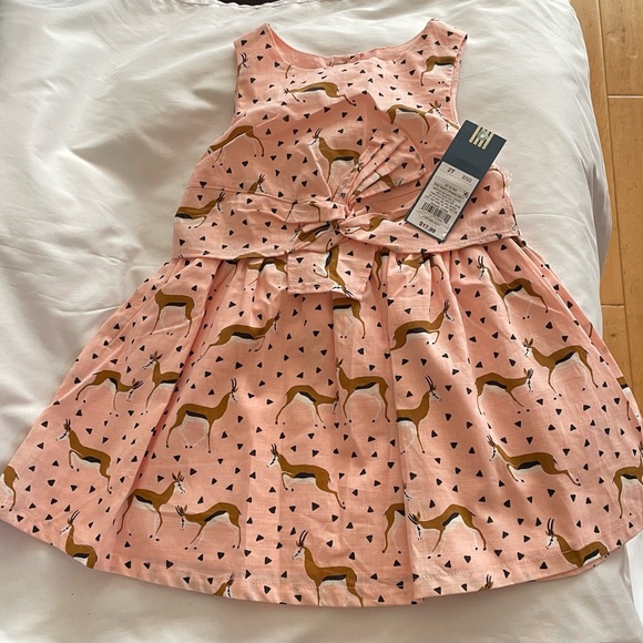 NWT! Genuine Kids From OshKosh, Rose Quartz Ruffled Tiered Sundress, Sz 2T - Picture 3 of 6